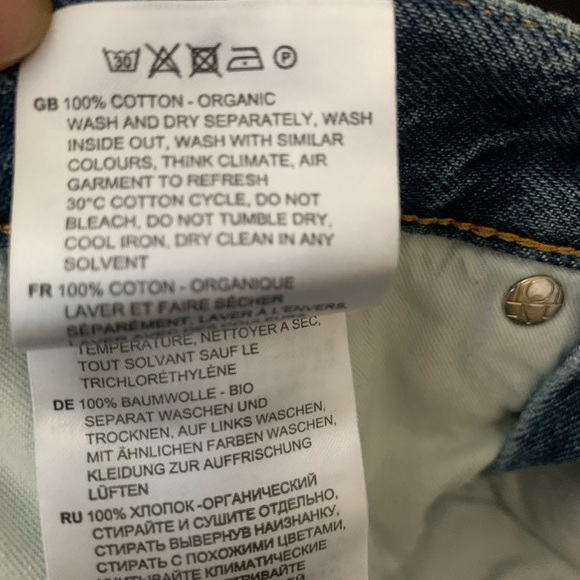 NWT! Toteme women jeans size 24 - Picture 14 of 14